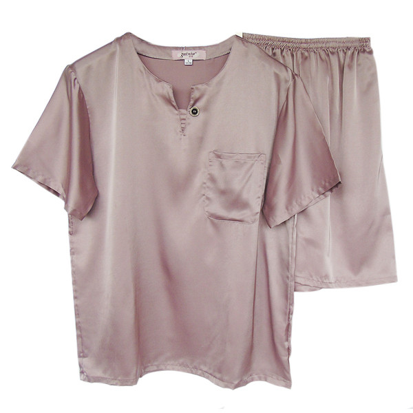 Мъжка изчистена пижама от две части