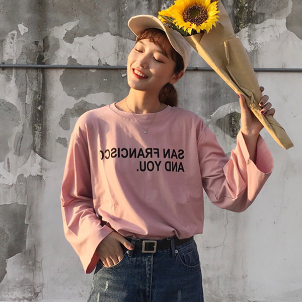 Γυναικεία μπλούζα με μακριά μανίκια σε τρία χρώματα