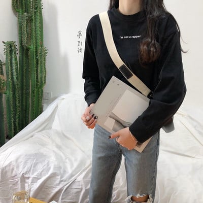 Női lezser széles, hosszú ujjú blúz öt színben