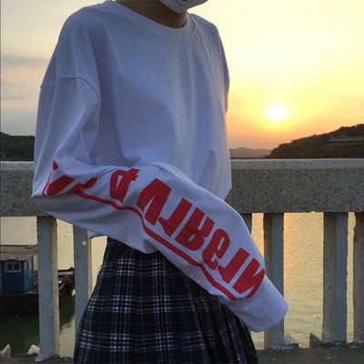 Női lezser széles, hosszú ujjú blúz öt színben