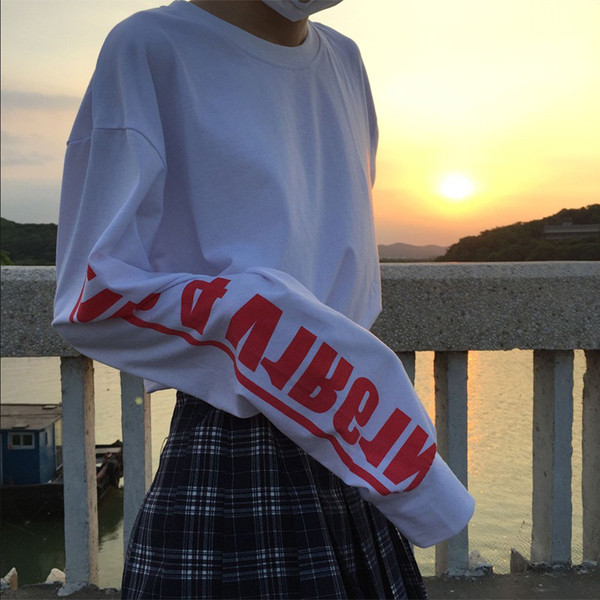 Női lezser széles, hosszú ujjú blúz öt színben