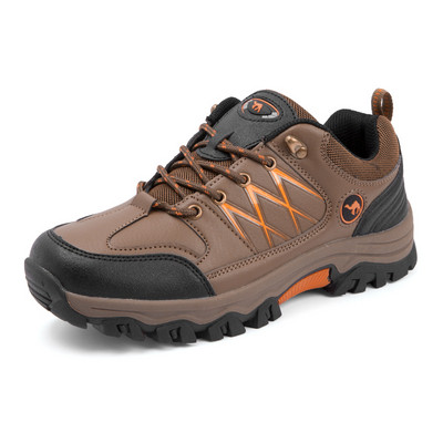 Pantofi de drumeție în două culori cu șireturi colorate