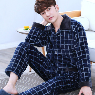 Мъжка мека пижама от две части в няколко модела