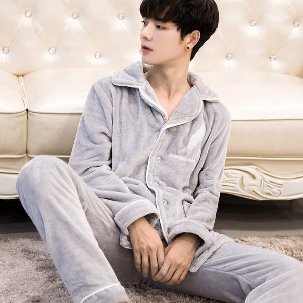 Мъжка мека пижама от две части в няколко модела