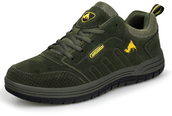 Мъжки туристически обувки от велур в няколко цвята