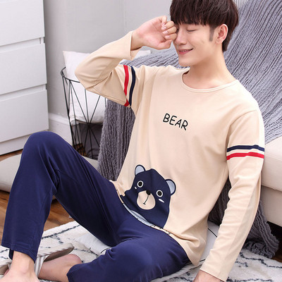 Мъжка пижама в различни модели с щампа