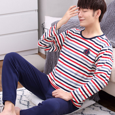 Мъжка пижама в различни модели с щампа