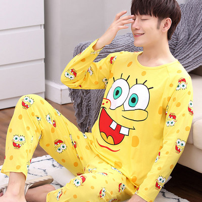 Мъжка пижама в различни модели с щампа