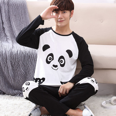 Мъжка пижама в различни модели с щампа