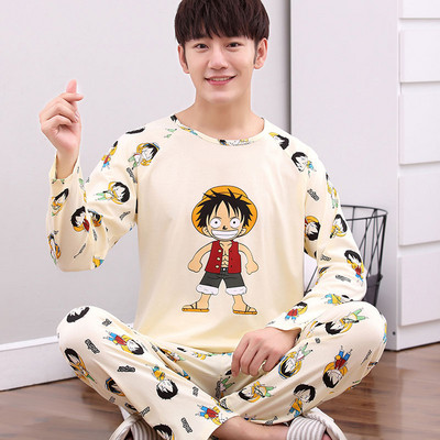 Мъжка пижама в различни модели с щампа