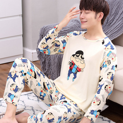 Мъжка пижама в различни модели с щампа