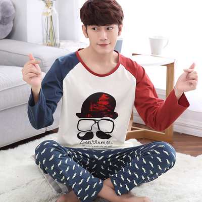 Мъжка пижама в различни модели с щампа