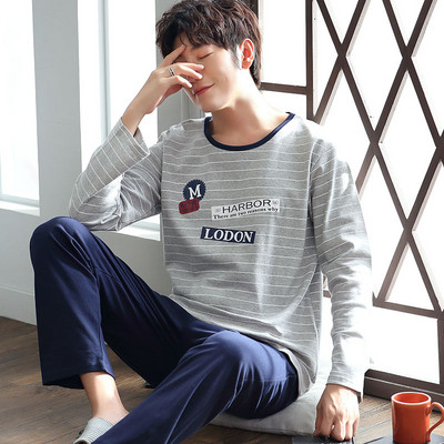 Мъжка пижама в различни модели с щампа