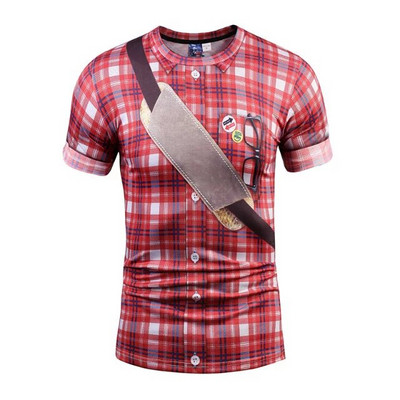 НОВИ мъжки тениски с 3D апликация - различни модели