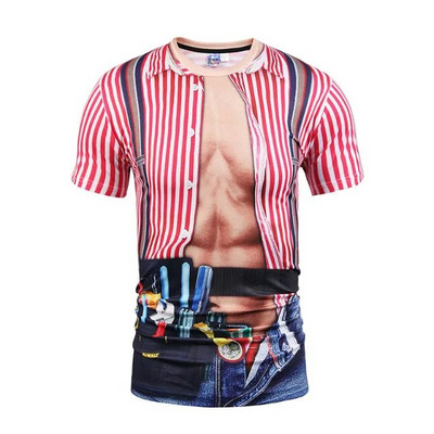 НОВИ мъжки тениски с 3D апликация - различни модели