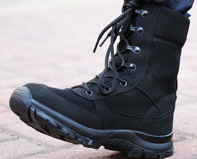 Men`s hiking boots in black