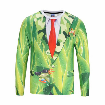 Мъжки блузи с дълъг ръкав с 3D апликация - различни модели