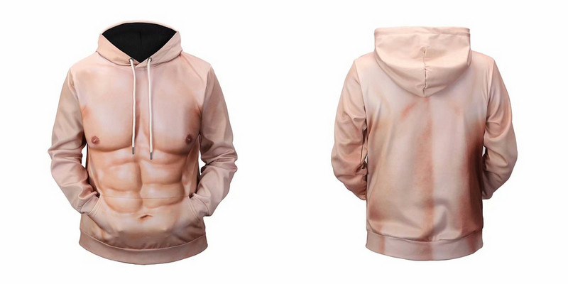 Modern férfi pulóver 3D alkalmazással