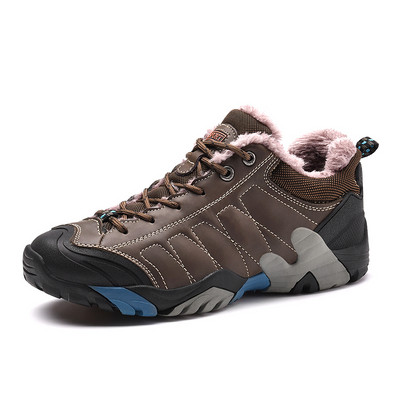 Мъжки туристически обувки с пух в различни цветове