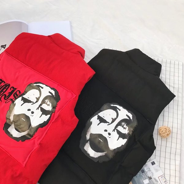 Ανδρικό αθλητικό γιλέκο με δίχρωμη κάλυμμα στην πλάτη