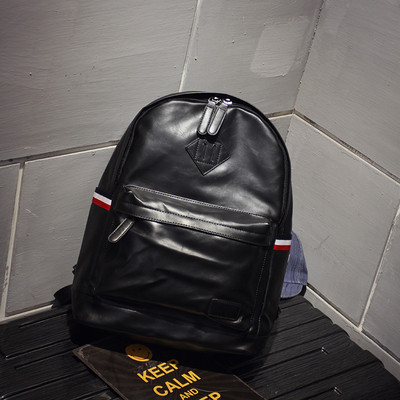 Мъжка ежедневна раница в три цвята с преден джоб