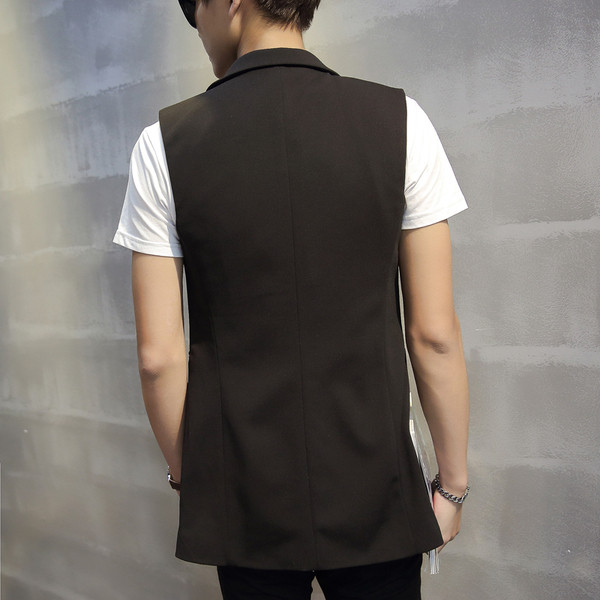 Мъжки втален елек  с V-образна яка в няколко цвята 