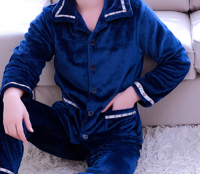 Мъжка плътна пижама в няколко цвята