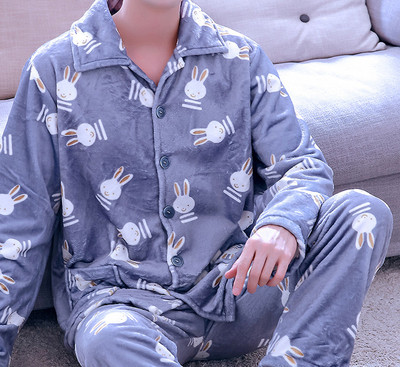 Мъжка плътна пижама в няколко цвята