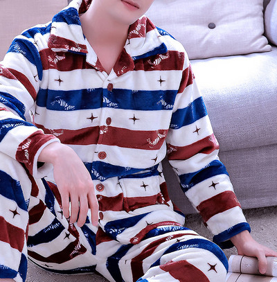 Мъжка плътна пижама в няколко цвята