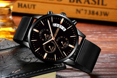 Ceas de bărbați elegant impermeabil în mai multe culori sau două modele