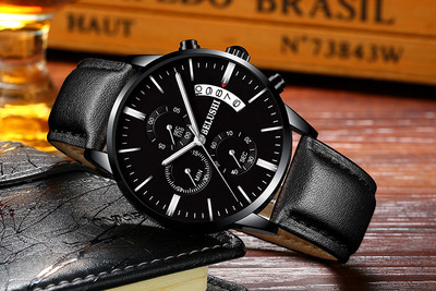 Ceas de bărbați elegant impermeabil în mai multe culori sau două modele