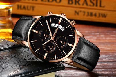 Ceas de bărbați elegant impermeabil în mai multe culori sau două modele