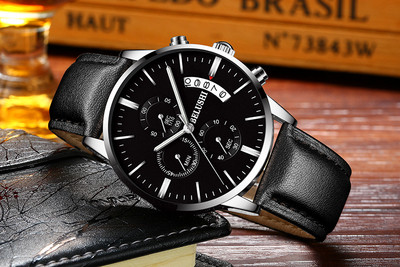 Ceas de bărbați elegant impermeabil în mai multe culori sau două modele