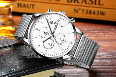 Ceas de bărbați elegant impermeabil în mai multe culori sau două modele