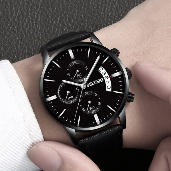 Ceas de bărbați elegant impermeabil în mai multe culori sau două modele