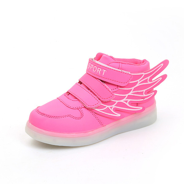 HIT Modern világító gyerek tornacipő 3D elemmel és matricákkal több színben