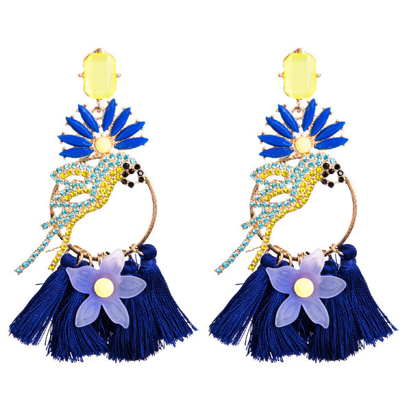 Модерни дамски обеци в четири цвята