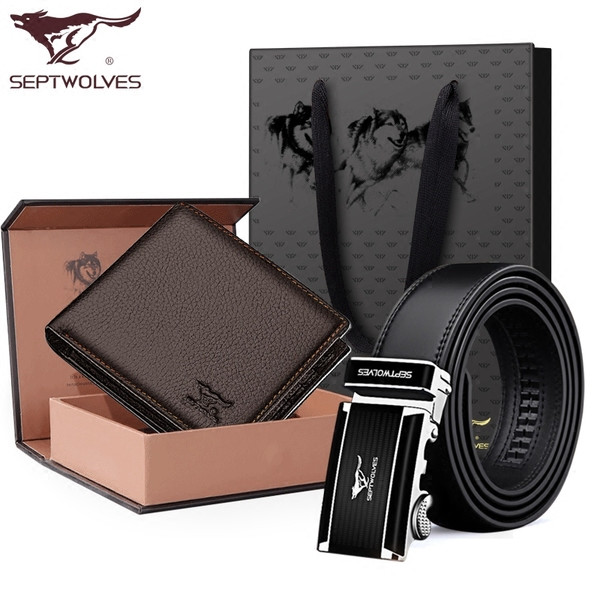 Férfi készlet - öv és pénztárca