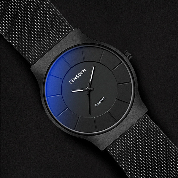 Ceas elegant pentru bărbați, rezistent la apă, în mai multe culori