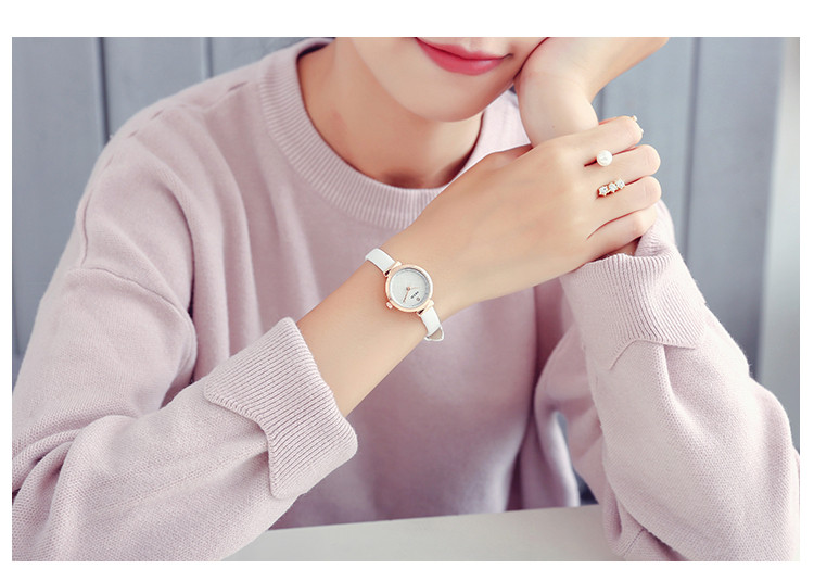 Ceas de dama cu curea subtire in mai multe culori