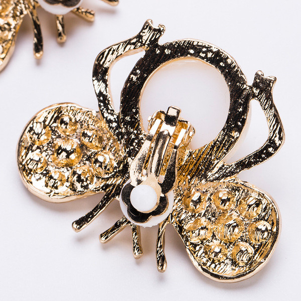 Cercei casual dama cu pietre decorative si perle