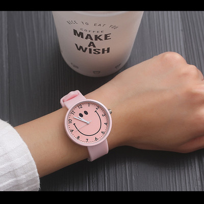 Ceas de dama cu curea de cauciuc in mai multe culori