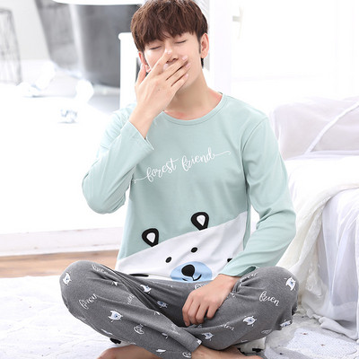 Férfi pamut pizsama különböző modellekben