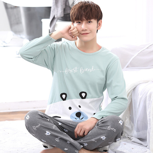 Férfi pamut pizsama különböző modellekben