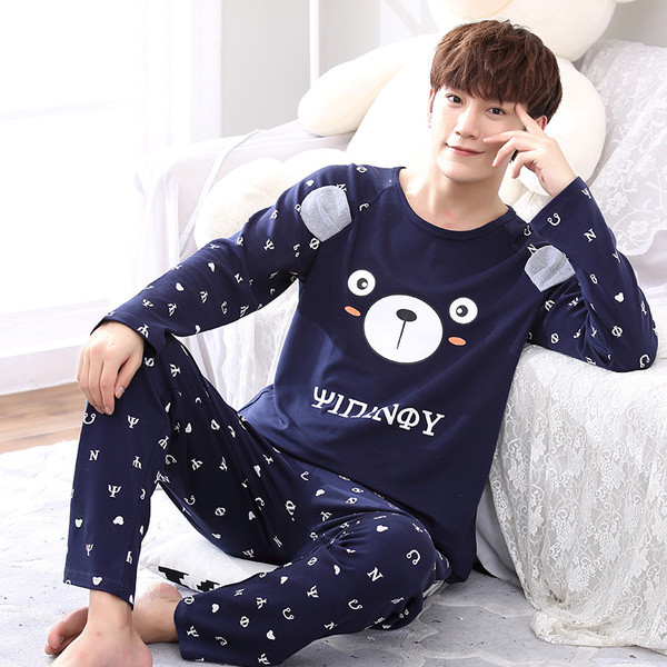 Férfi pamut pizsama különböző modellekben