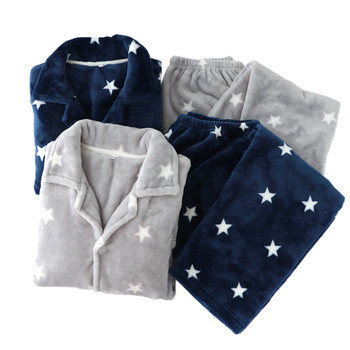 Мъжка плътна мека пижама в няколко модела
