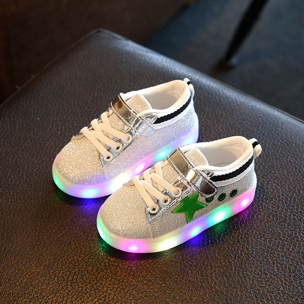 NOU Adidași copii moderni, luminoși, cu autocolante