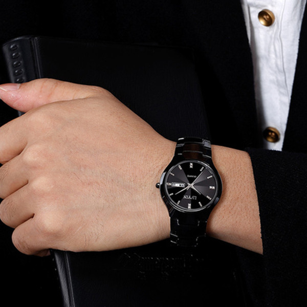 Ceas elegant pentru barbati din ceramica in mai multe culori