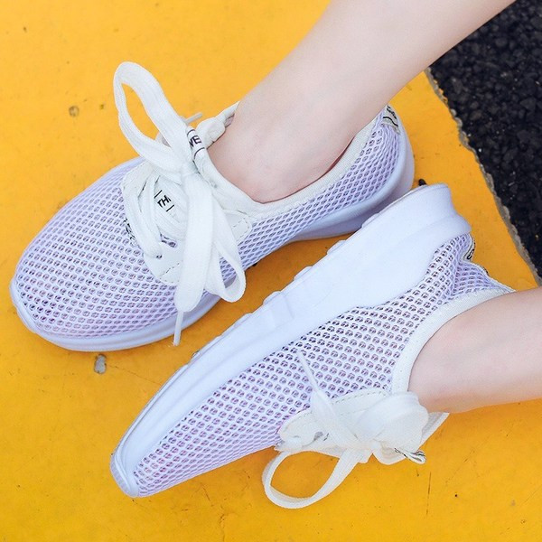 Tenisi copii moderni pentru fete cu cravate in mai multe culori