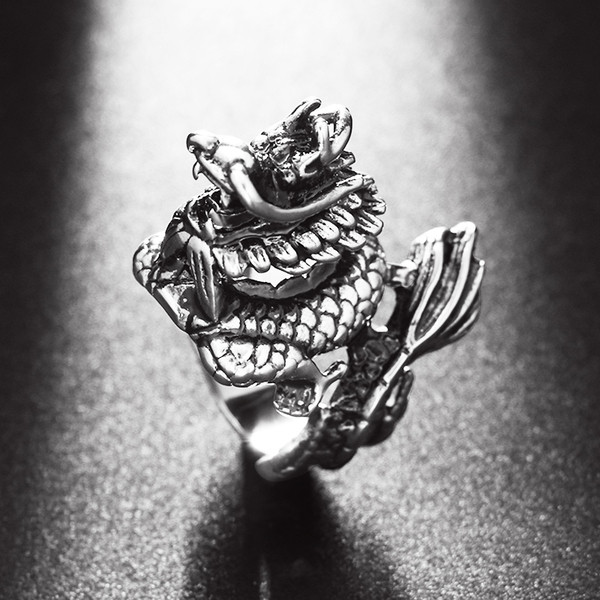 Férfi acél gyűrű